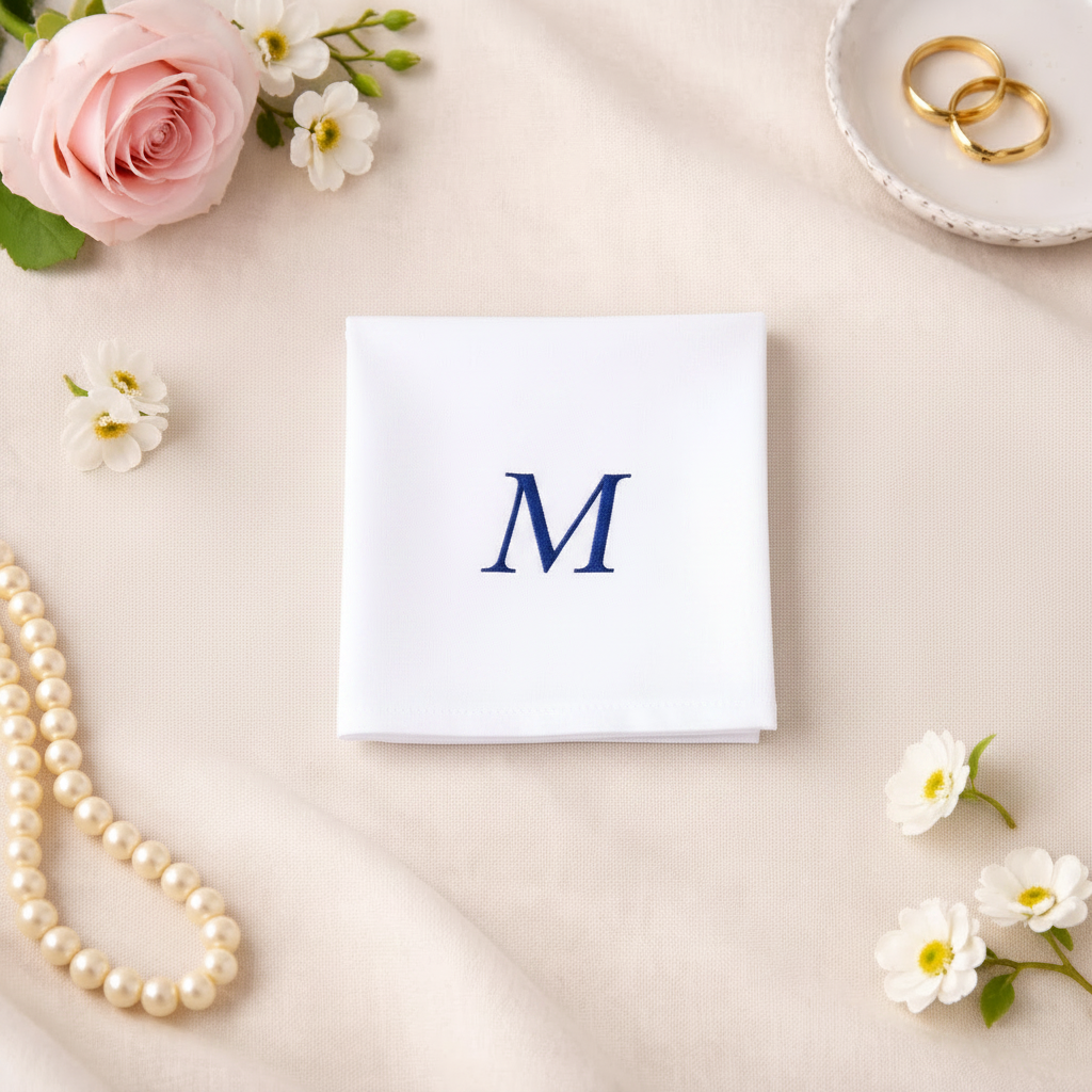 Personalised Initial Handkerchief