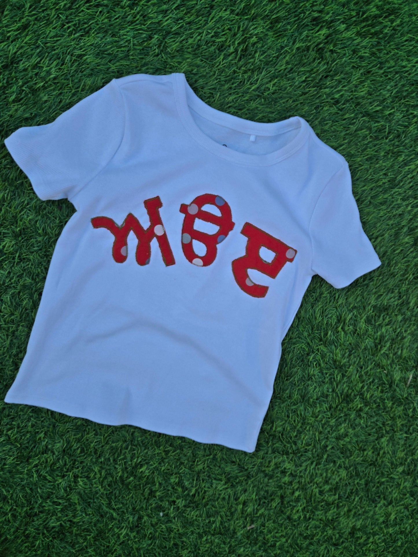 EMBROIDERY T SHIRT WITH PUNJABI ALPHABETS