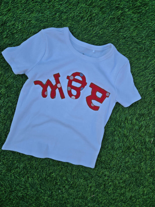 EMBROIDERY T SHIRT WITH PUNJABI ALPHABETS