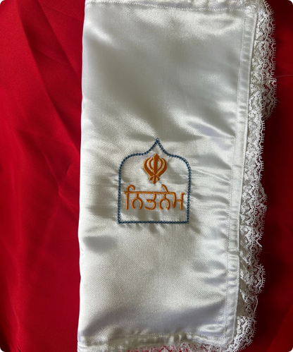 Sikh accessories - Embroidered Rumala sahib for Gutka sahib