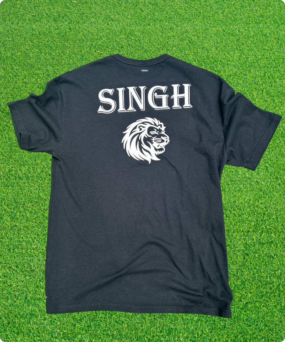 Singh lion Graphics T - Shirt